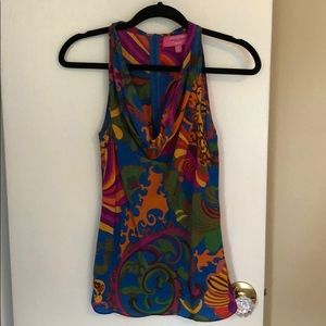 Trina Turk Multi Color Top Size 4